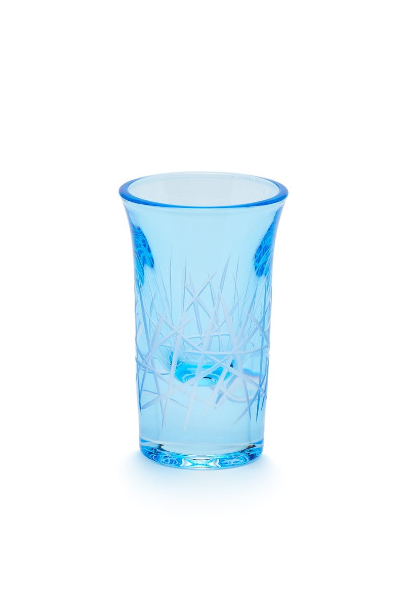 ELSA CRYSTAL Bohemia Alya Kahve Yanı Bardağı Mavi
