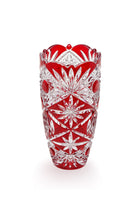 ELSA CRYSTAL Bohemia Maravelle Kapalı Ağız Vazo Kırmızı