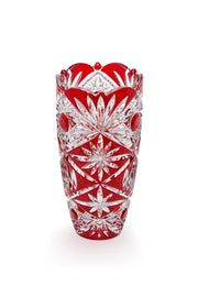 ELSA CRYSTAL Bohemia Maravelle Kapalı Ağız Vazo Kırmızı