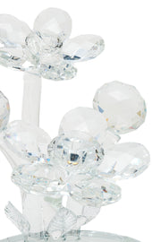 ELSA CRYSTAL Bohemia Oceanna Çiçek Figür Beyaz