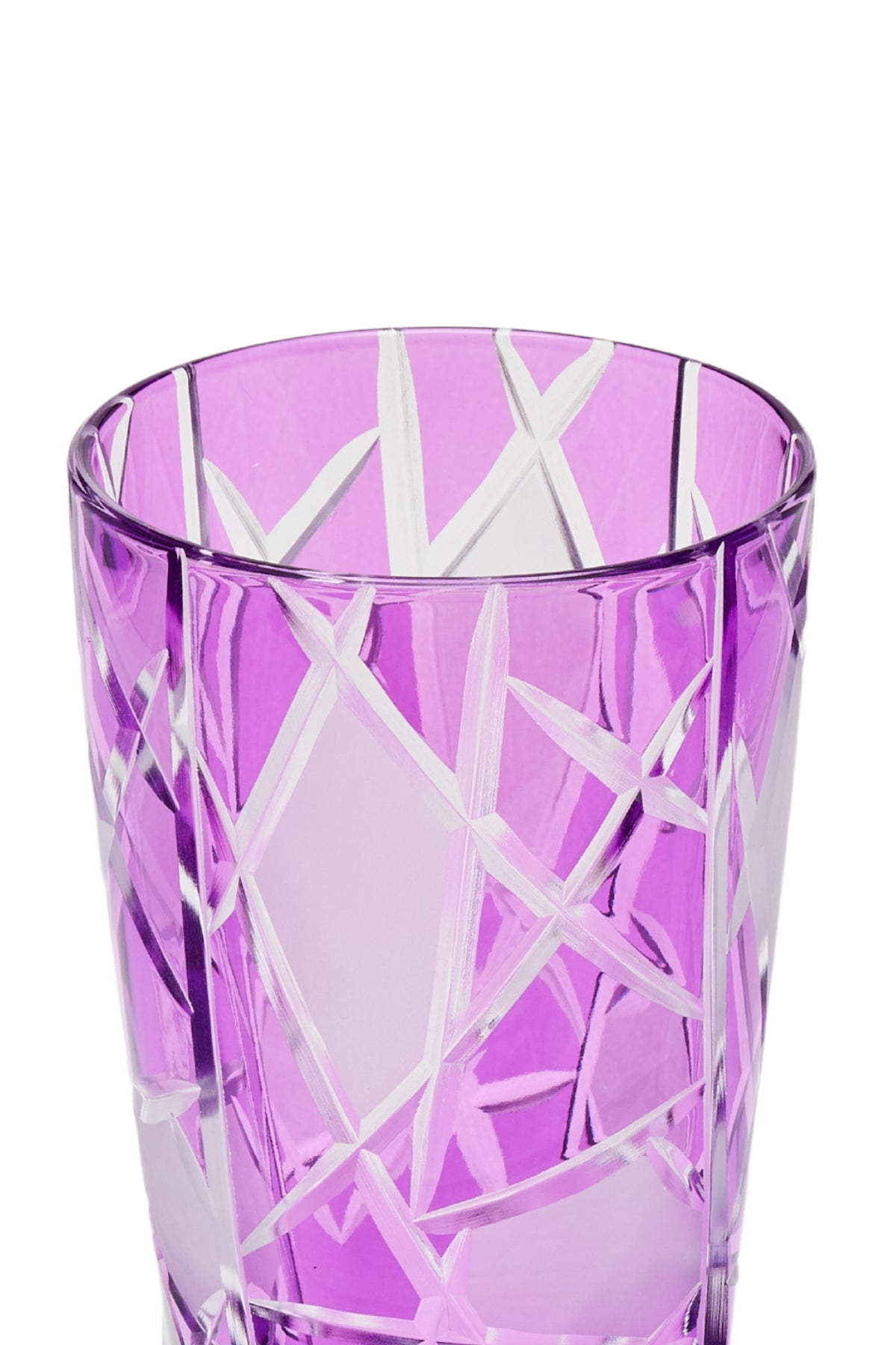 ELSA CRYSTAL Bohemia Icebelle Quadro Meşrubat Bardağı Mor