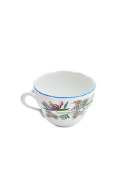 CESKY PORCELAN DUBİ 1860 Cibulak Fincan ve Fincan Tabağı Renkli
