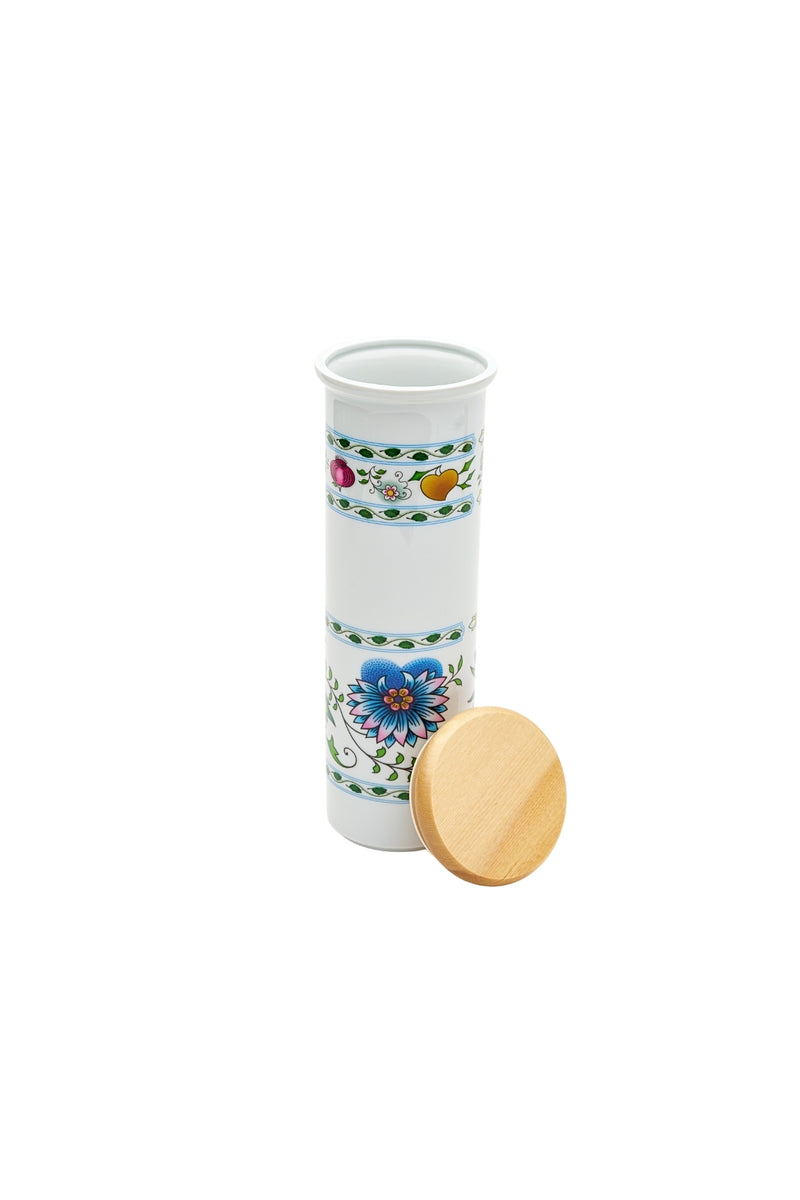 CESKY PORCELAN DUBİ 1860 Cibulak Kavanoz Renkli