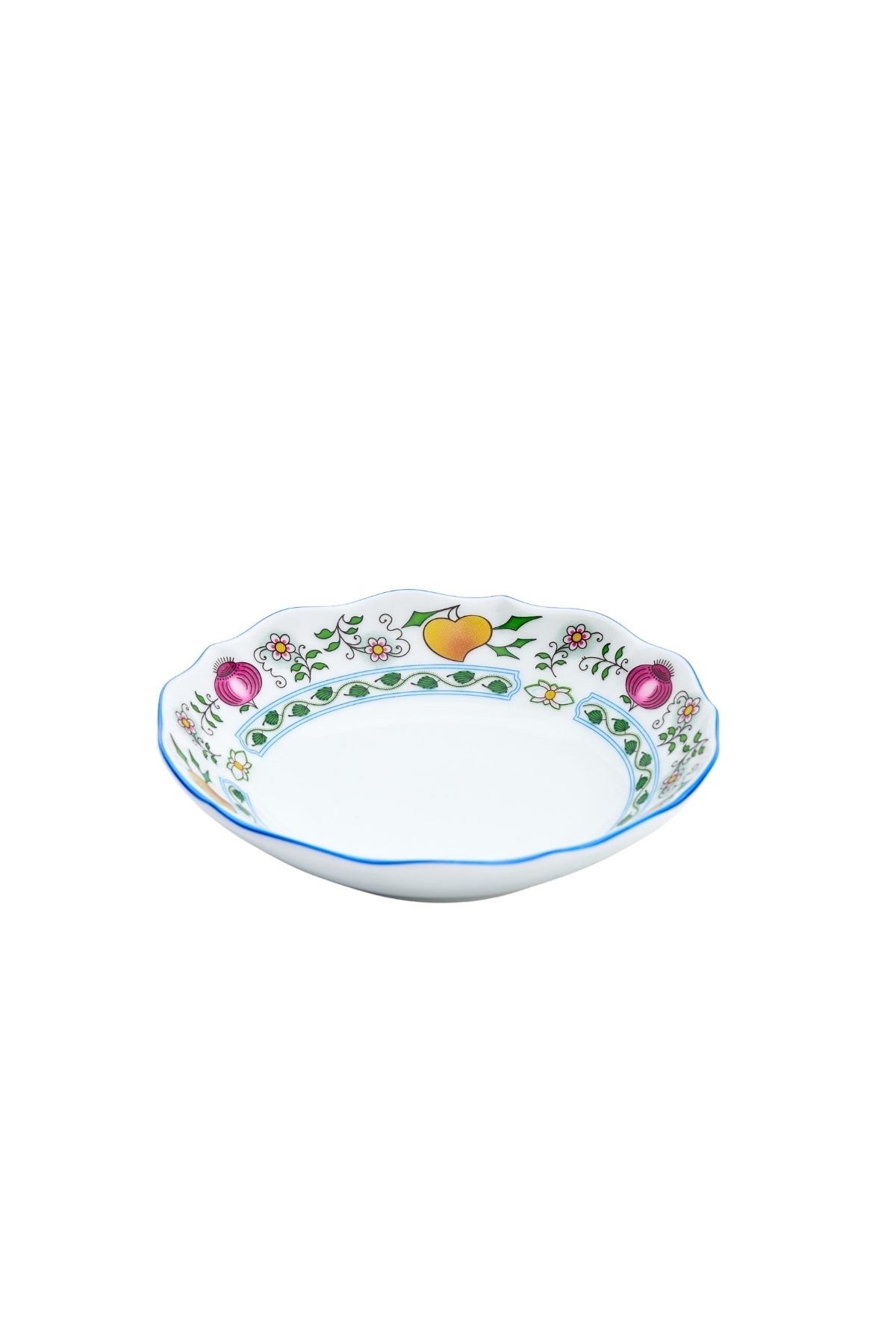 CESKY PORCELAN DUBİ 1860 Cibulak Fincan ve Fincan Tabağı Renkli