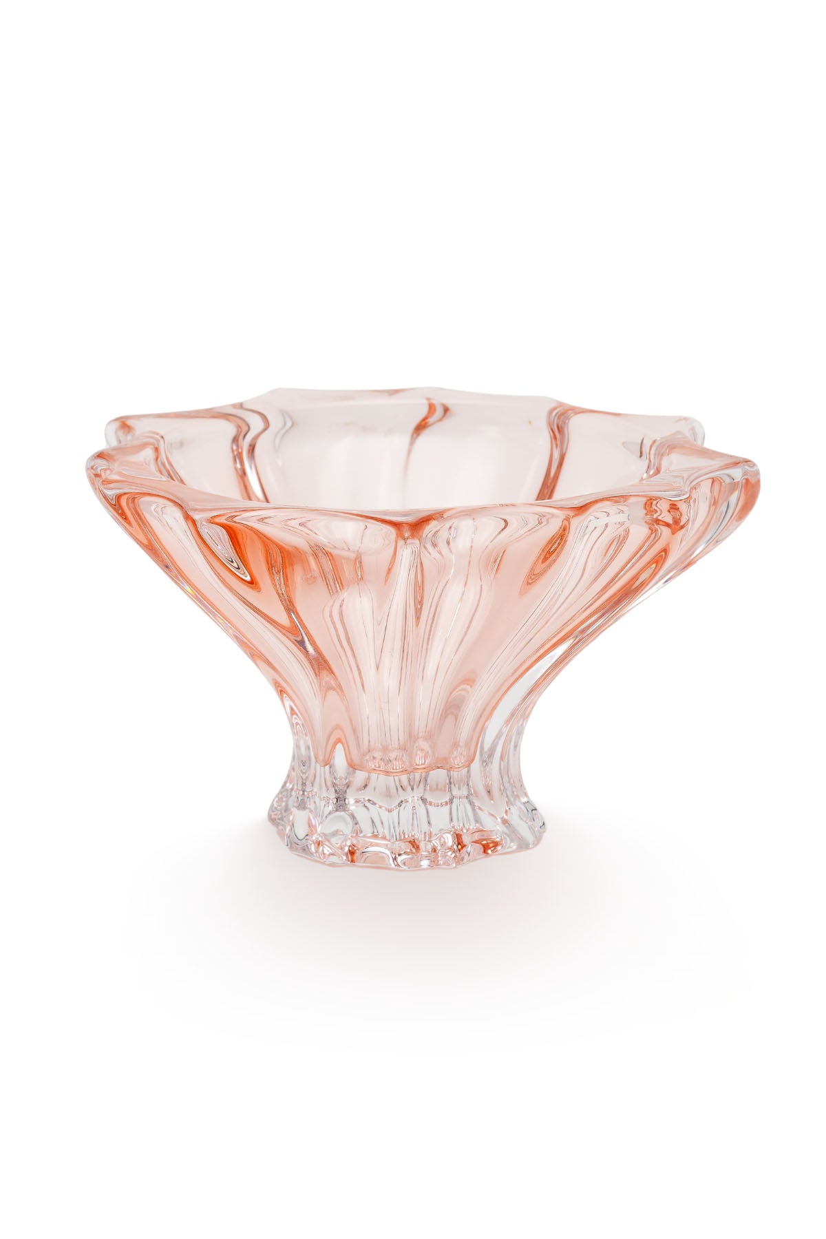 ELSA CRYSTAL Bohemia Lunaria Küçük Kase Pembe