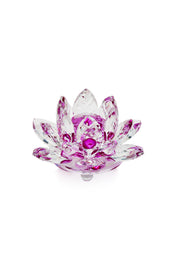 ELSA CRYSTAL Bohemia Oceanna Lotus Küçük Ebat Mor