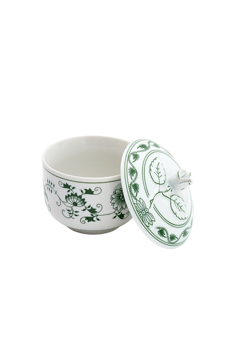 CESKY PORCELAN DUBİ 1860 Cibulak Şekerlik Yeşil