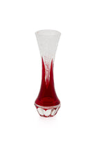 ELSA CRYSTAL Bohemia Lunaria Küçük Vazo Kırmızı