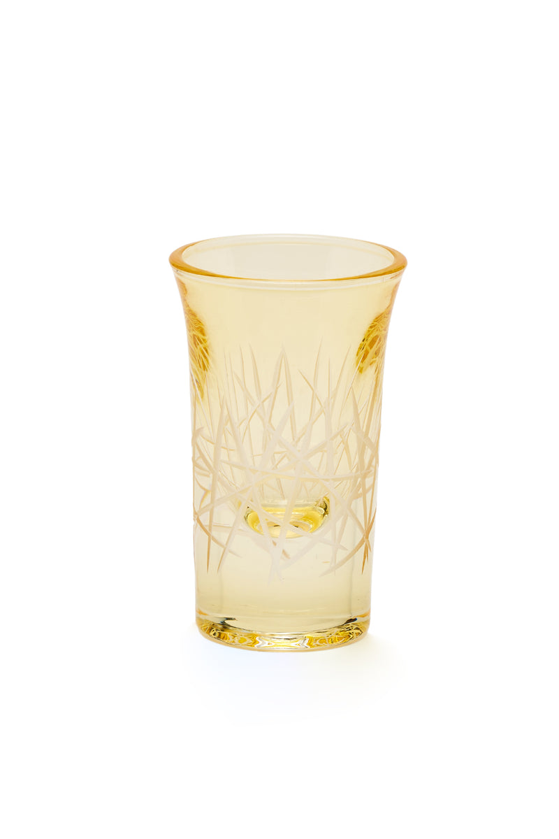 ELSA CRYSTAL Bohemia Alya Kahve Yanı Bardağı Sarı