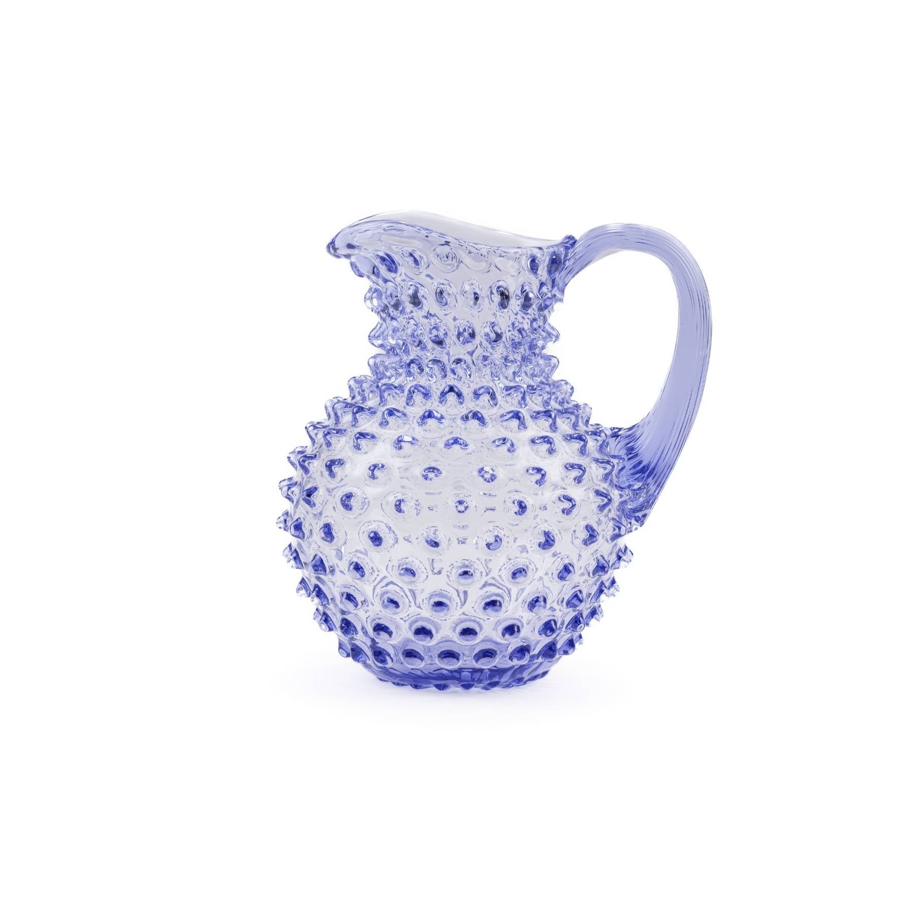 Elsa Crystal Bubble Bamboo Paris Hobnail Jug, Sürahi, Lavender, 2 L