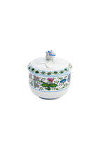 CESKY PORCELAN DUBI 1860 Cibulak Sugar Bowl Colored