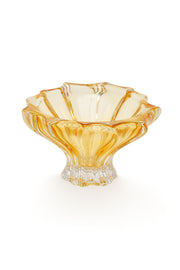 ELSA CRYSTAL Bohemia Lunaria Küçük Kase Amber