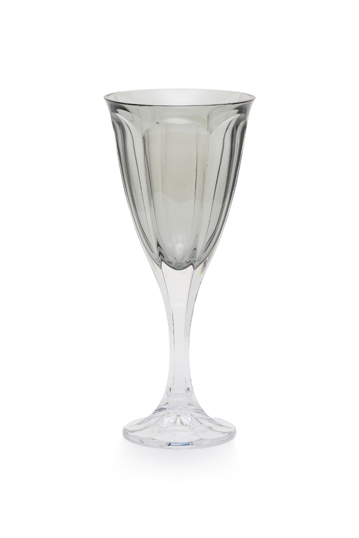 ELSA CRYSTAL Bohemia Aurora Ayaklı Bardak Gri