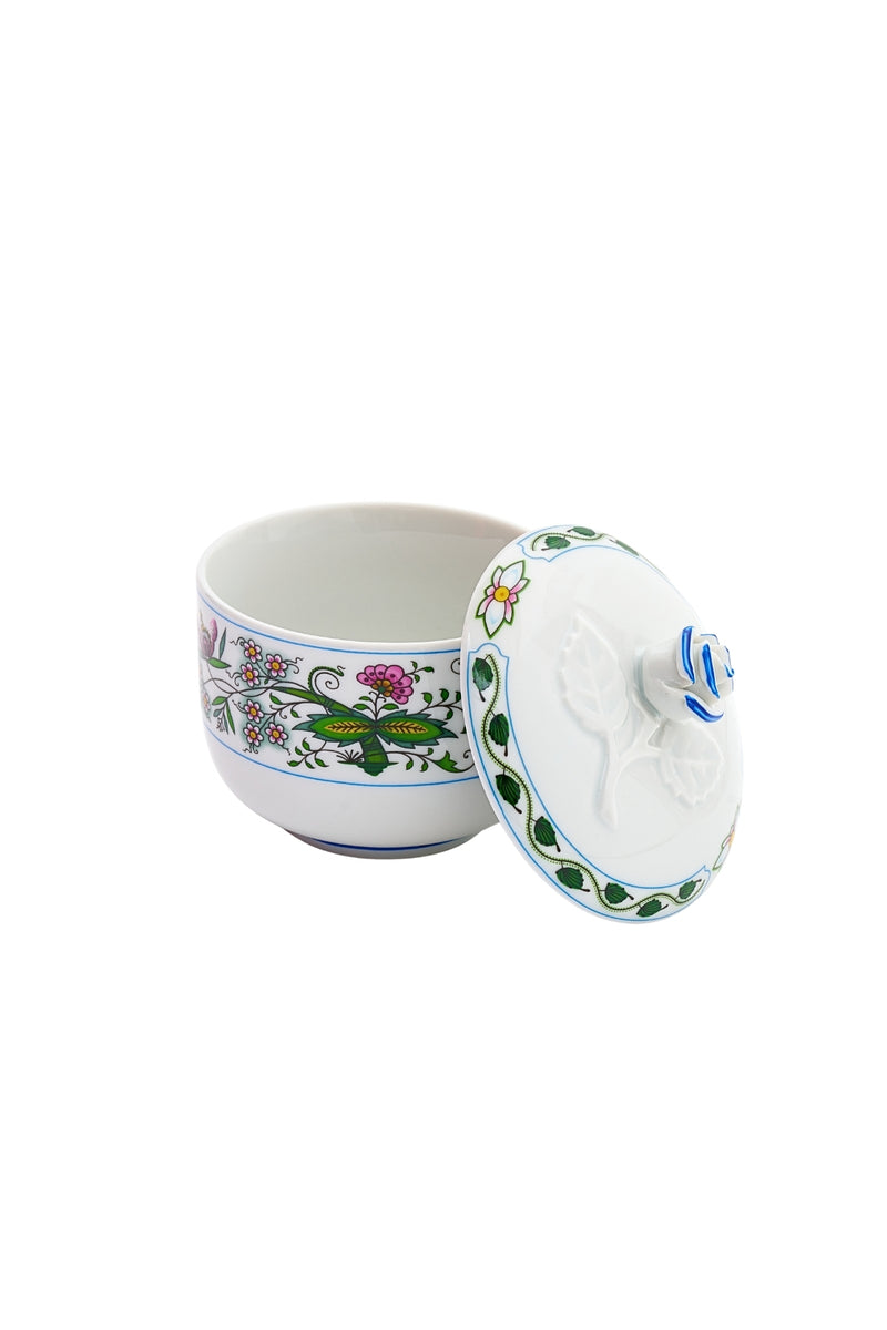 CESKY PORCELAN DUBİ 1860 Cibulak Şekerlik Renkli