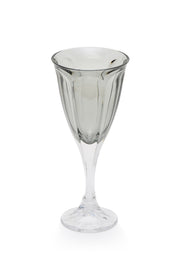 ELSA CRYSTAL Bohemia Aurora Ayaklı Bardak Gri