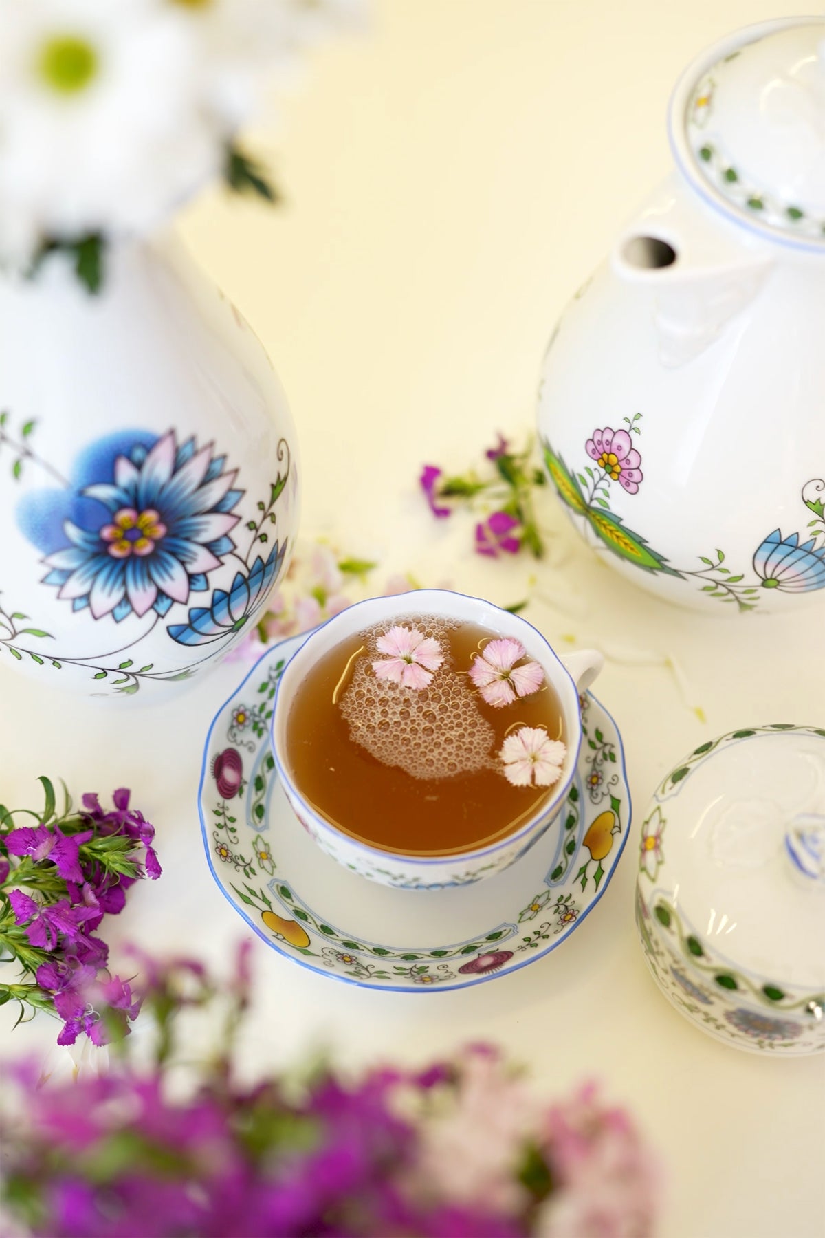 CESKY PORCELAN DUBİ 1860 Cibulak Kahve Sürahisi Yeşil