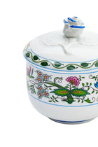 CESKY PORCELAN DUBI 1860 Cibulak Sugar Bowl Colored