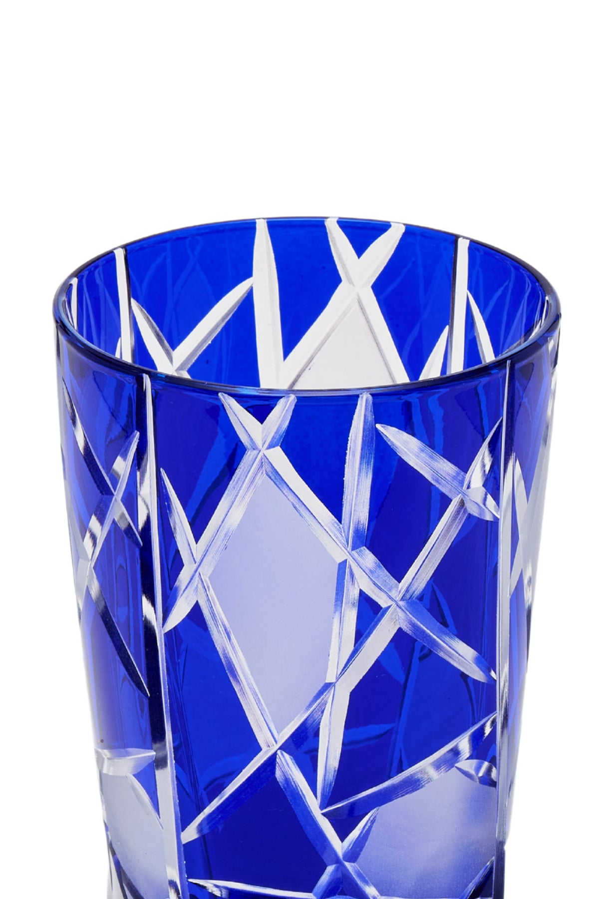 ELSA CRYSTAL Bohemia Icebelle Quadro Meşrubat Bardağı Mavi