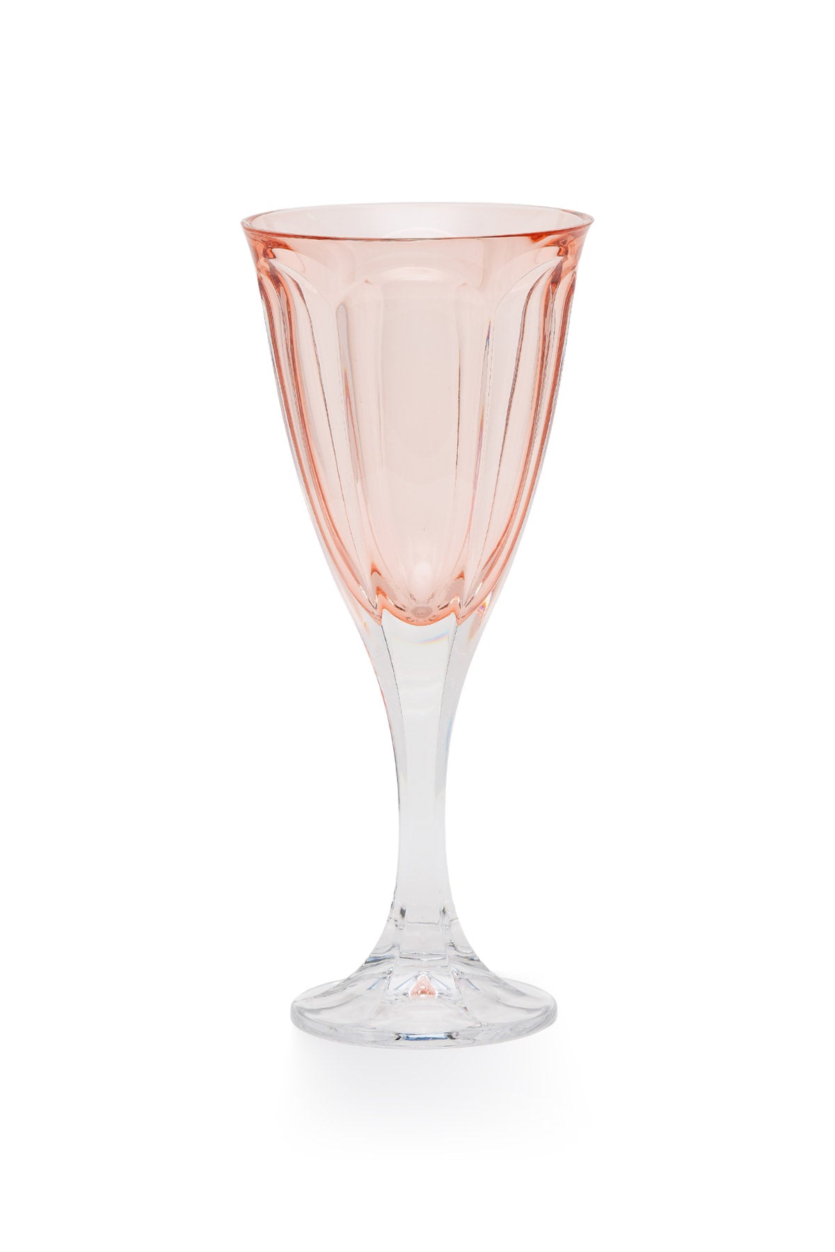 ELSA CRYSTAL Bohemia Aurora Ayaklı Bardak Pembe