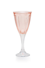 ELSA CRYSTAL Bohemia Aurora Ayaklı Bardak Pembe
