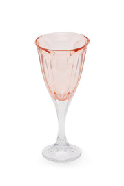 ELSA CRYSTAL Bohemia Aurora Ayaklı Bardak Pembe