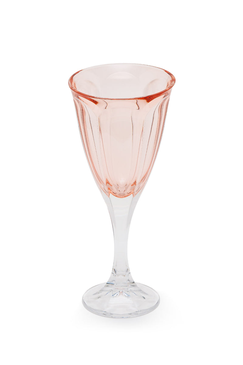 ELSA CRYSTAL Bohemia Aurora Ayaklı Bardak Pembe