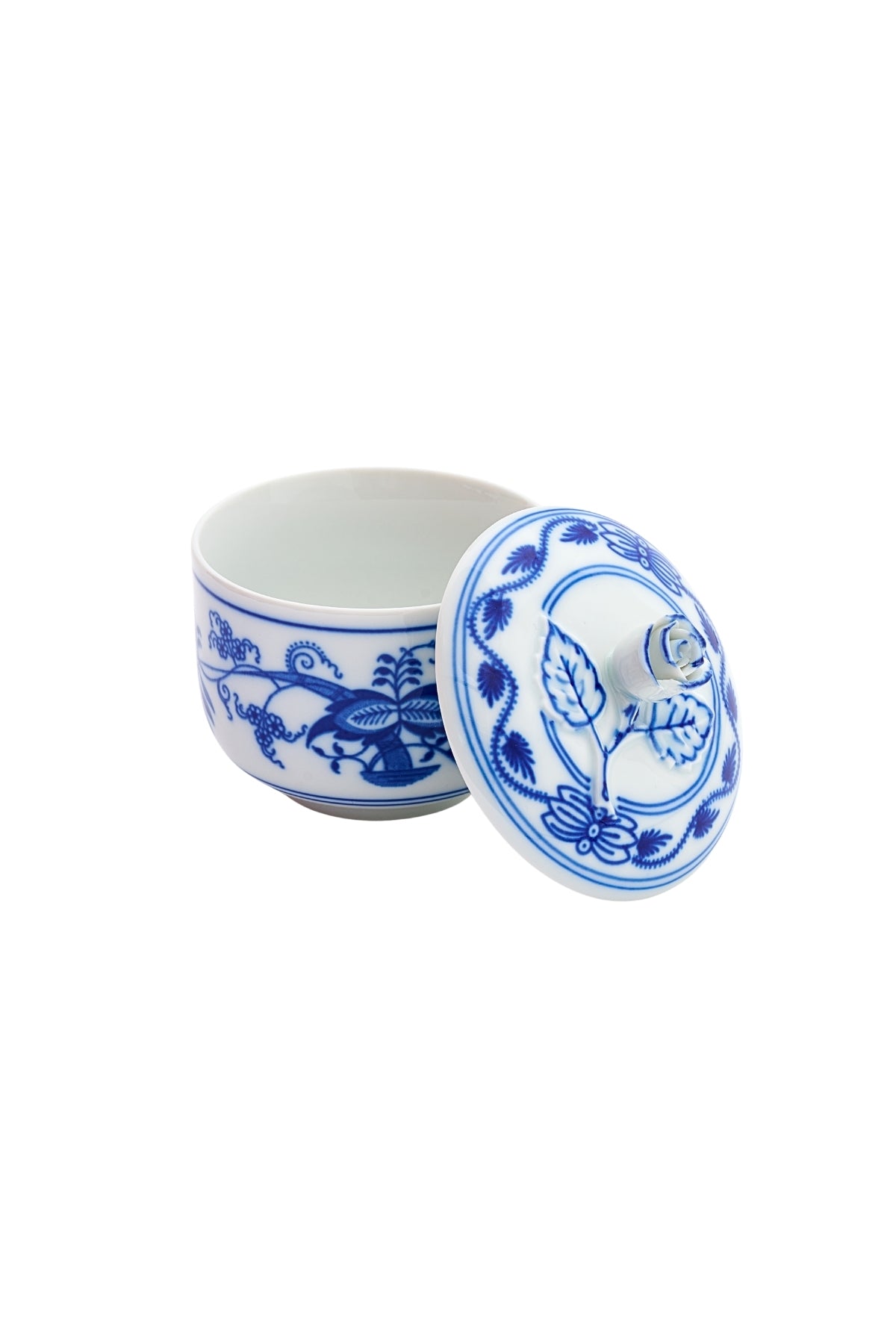 CESKY PORCELAN DUBİ 1860 Cibulak Şekerlik Mavi