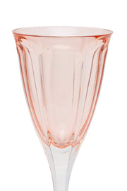 ELSA CRYSTAL Bohemia Aurora Ayaklı Bardak Pembe