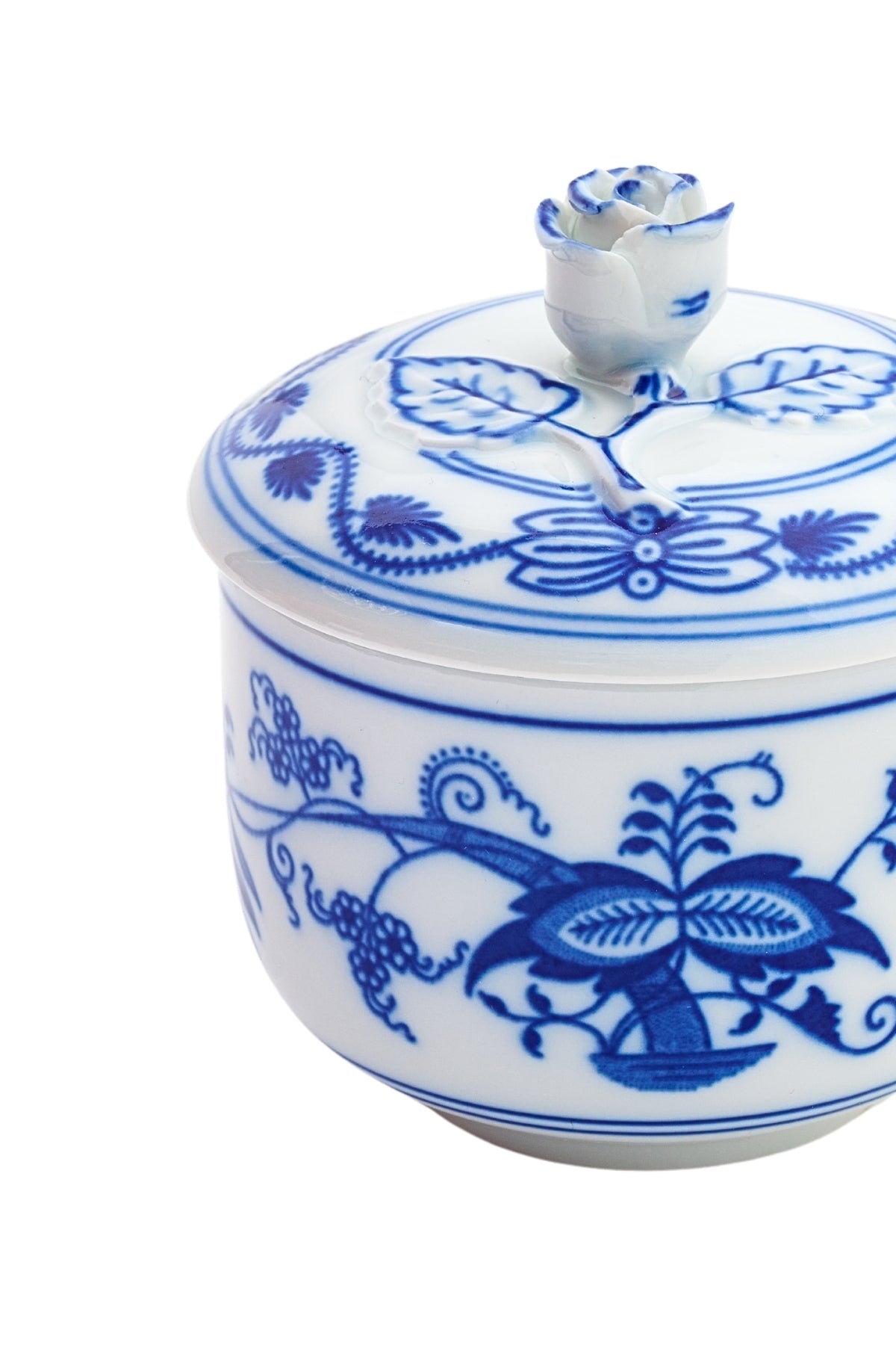 CESKY PORCELAN DUBİ 1860 Cibulak Şekerlik Mavi