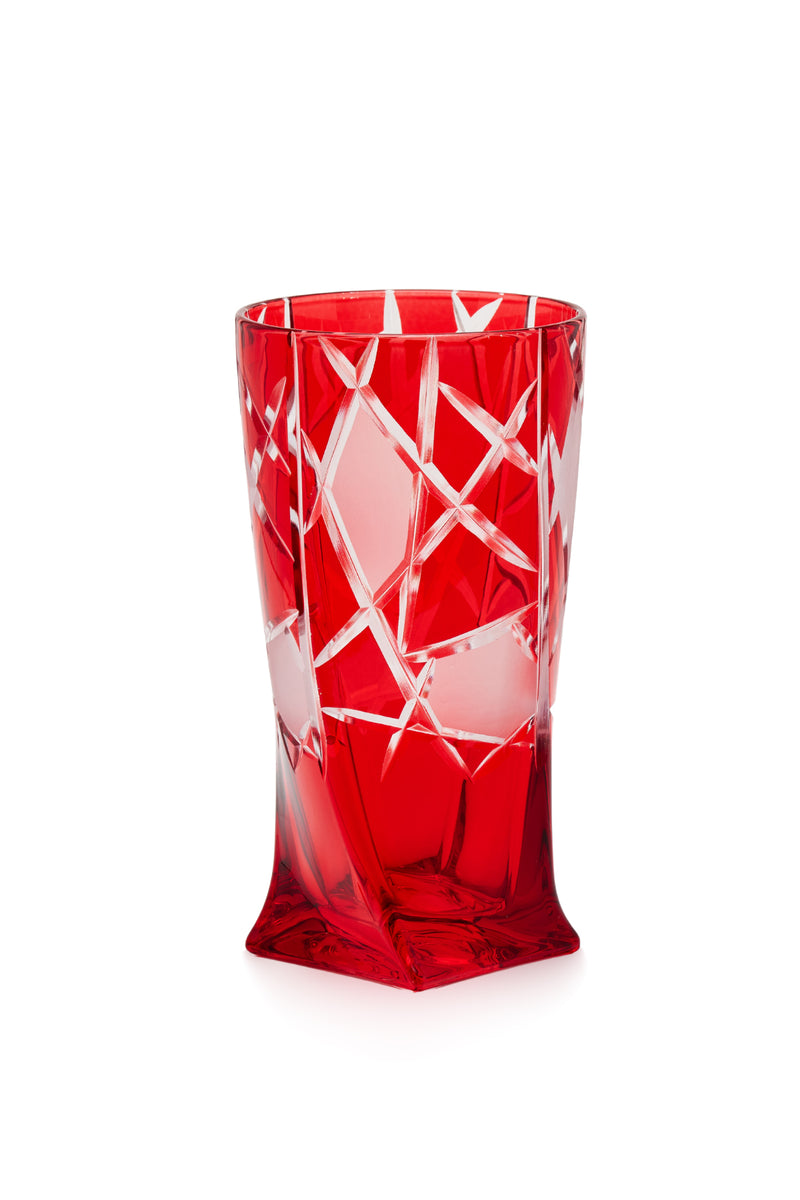 ELSA CRYSTAL Bohemia Icebelle Quadro Meşrubat Bardağı Pembe