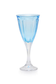 ELSA CRYSTAL Bohemia Aurora Ayaklı Bardak Mavi