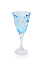 ELSA CRYSTAL Bohemia Aurora Ayaklı Bardak Mavi