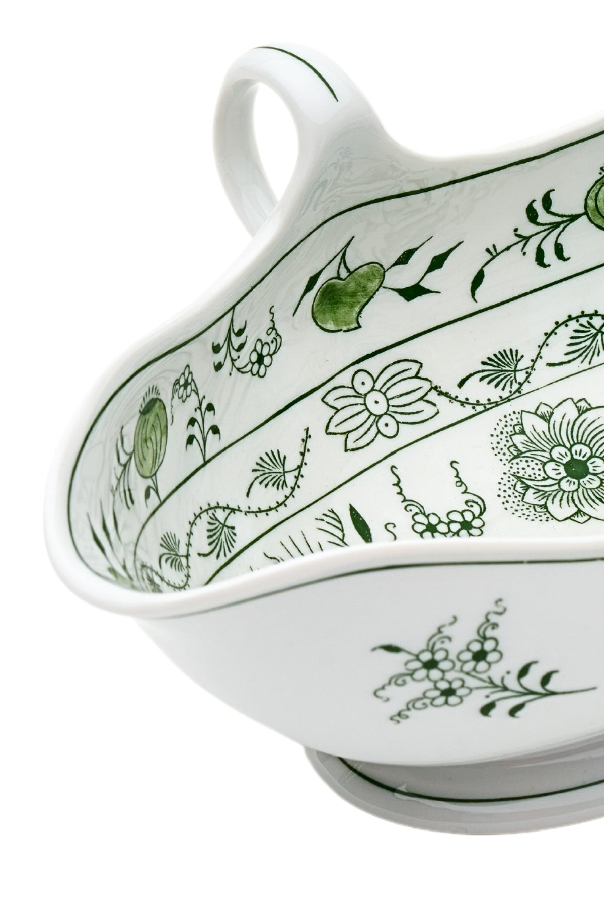 CESKY PORCELAN DUBİ 1860 Cibulak Sosluk Yeşil