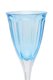 ELSA CRYSTAL Bohemia Aurora Ayaklı Bardak Mavi
