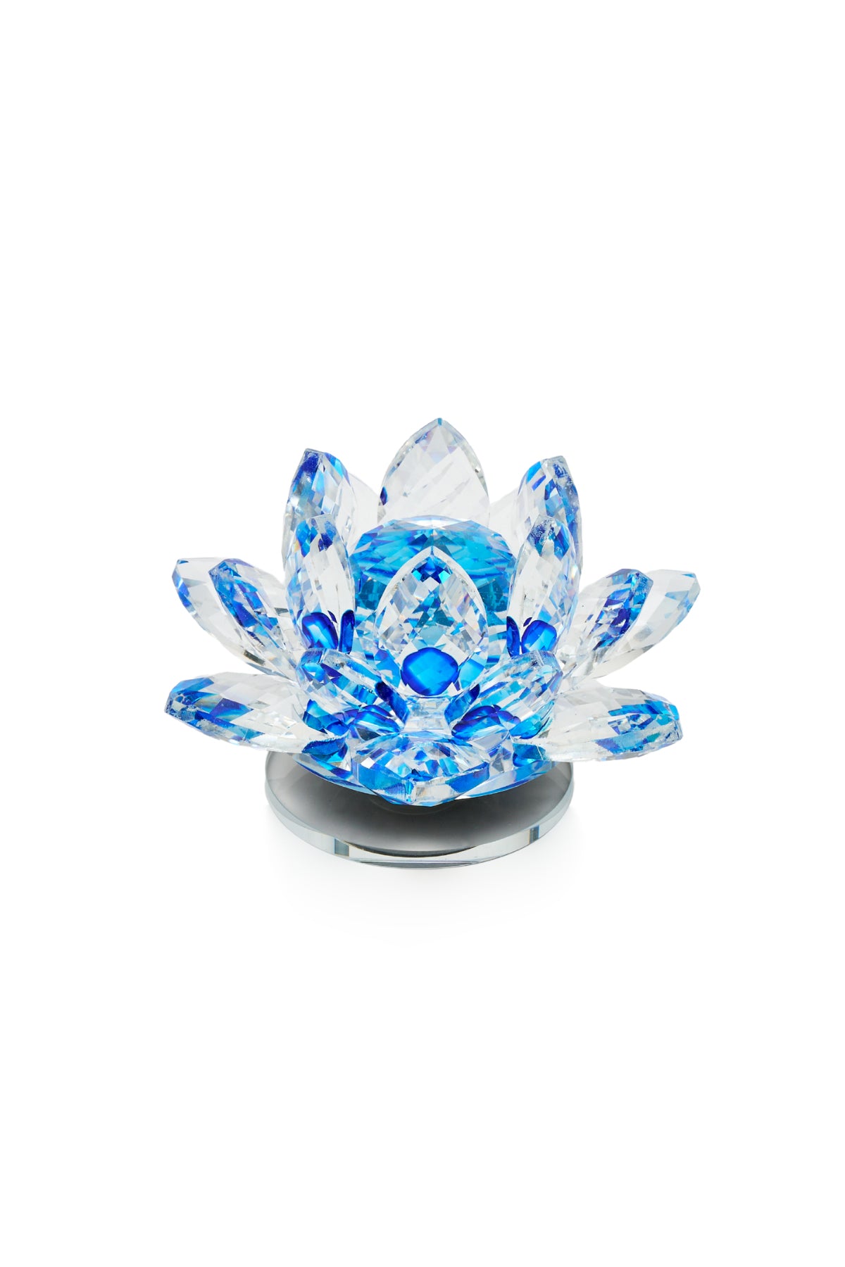 ELSA CRYSTAL Bohemia Oceanna Lotus Orta Ebat Beyaz