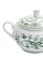 CESKY PORCELAN DUBİ 1860 Cibulak 2 Kulplu Şekerlik Yeşil