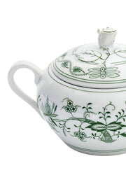 CESKY PORCELAN DUBİ 1860 Cibulak 2 Kulplu Şekerlik Yeşil