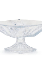 ELSA CRYSTAL Bohemia Lucentia Ayaklı Tabak Beyaz