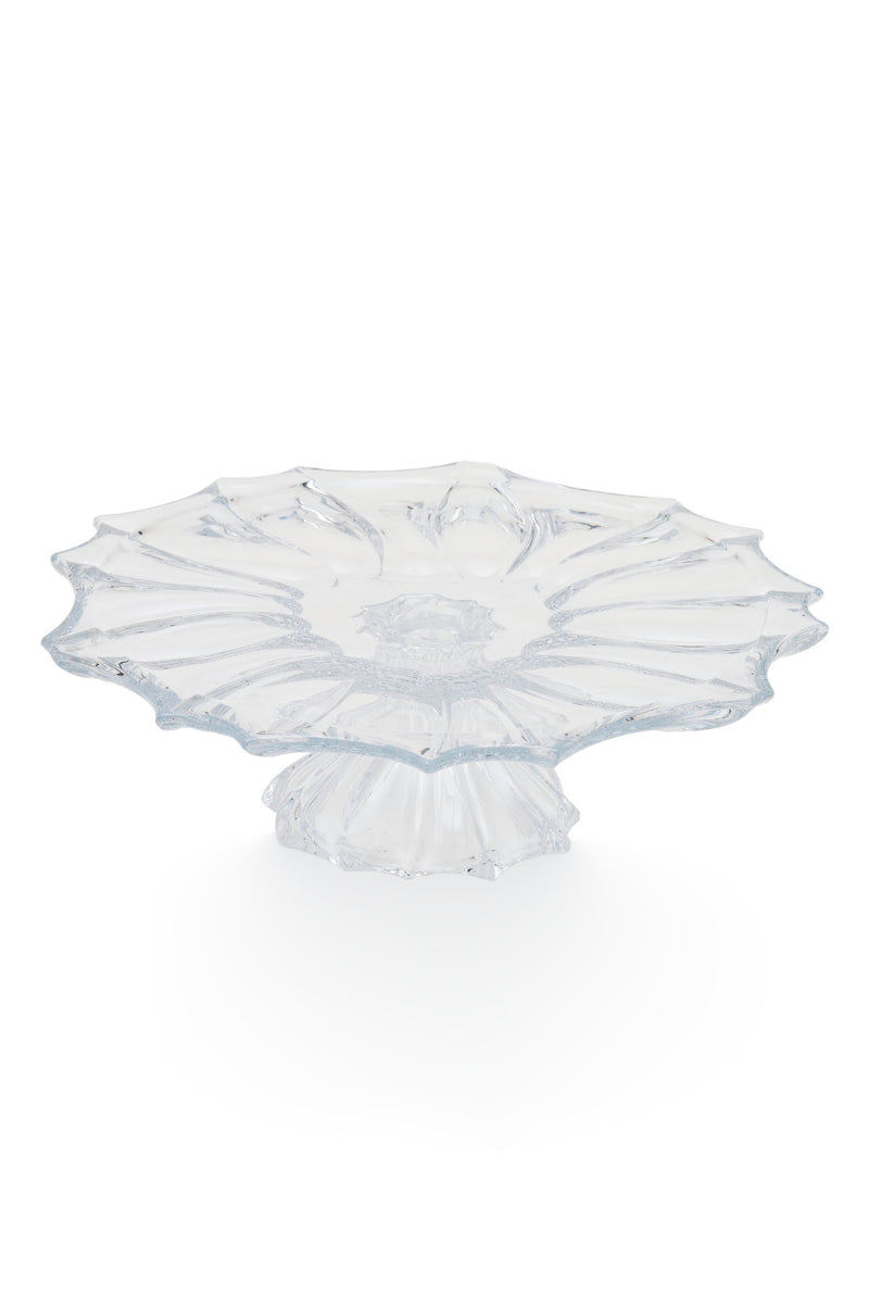 ELSA CRYSTAL Bohemia Lunaria Tabak Beyaz