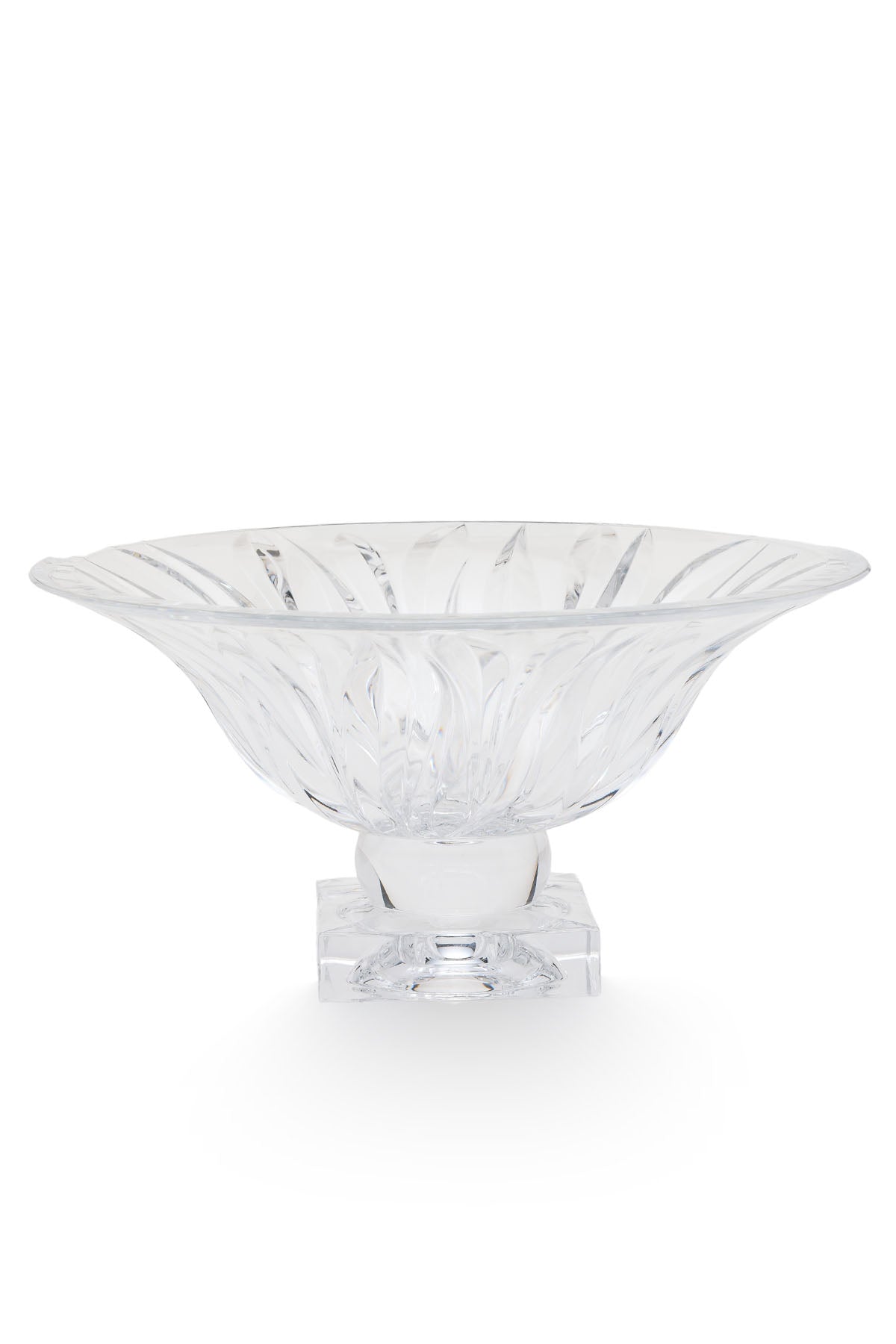 ELSA CRYSTAL Bohemia Lucentia Ayaklı Tabak Beyaz