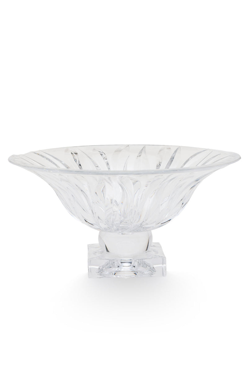 ELSA CRYSTAL Bohemia Lucentia Ayaklı Tabak Beyaz