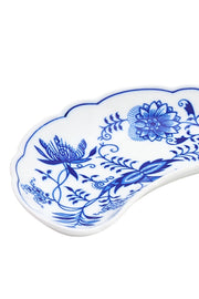 CESKY PORCELAN DUBİ 1860 Cibulak Sunum Tabağı Mavi