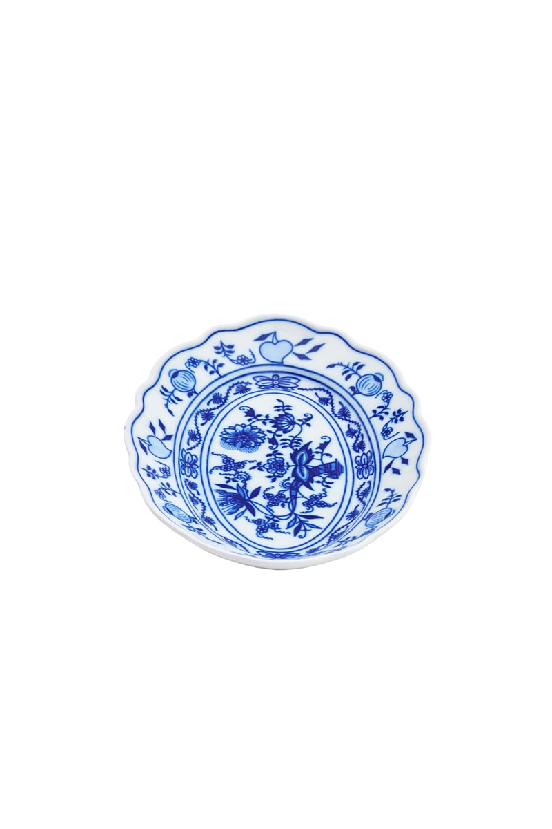 CESKY PORCELAN DUBİ 1860 Cibulak Oval Sunum Tabağı Mavi