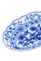 CESKY PORCELAN DUBİ 1860 Cibulak Oval Sunum Tabağı Mavi
