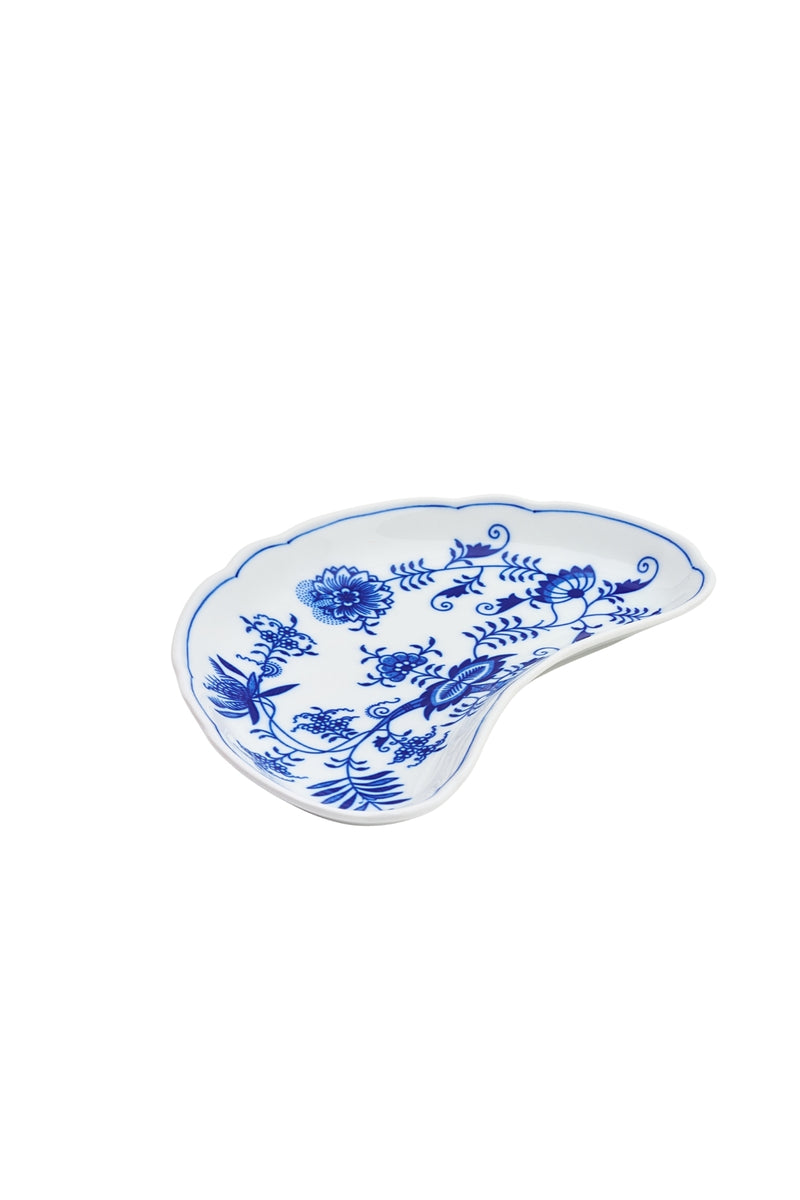 CESKY PORCELAN DUBİ 1860 Cibulak Sunum Tabağı Mavi