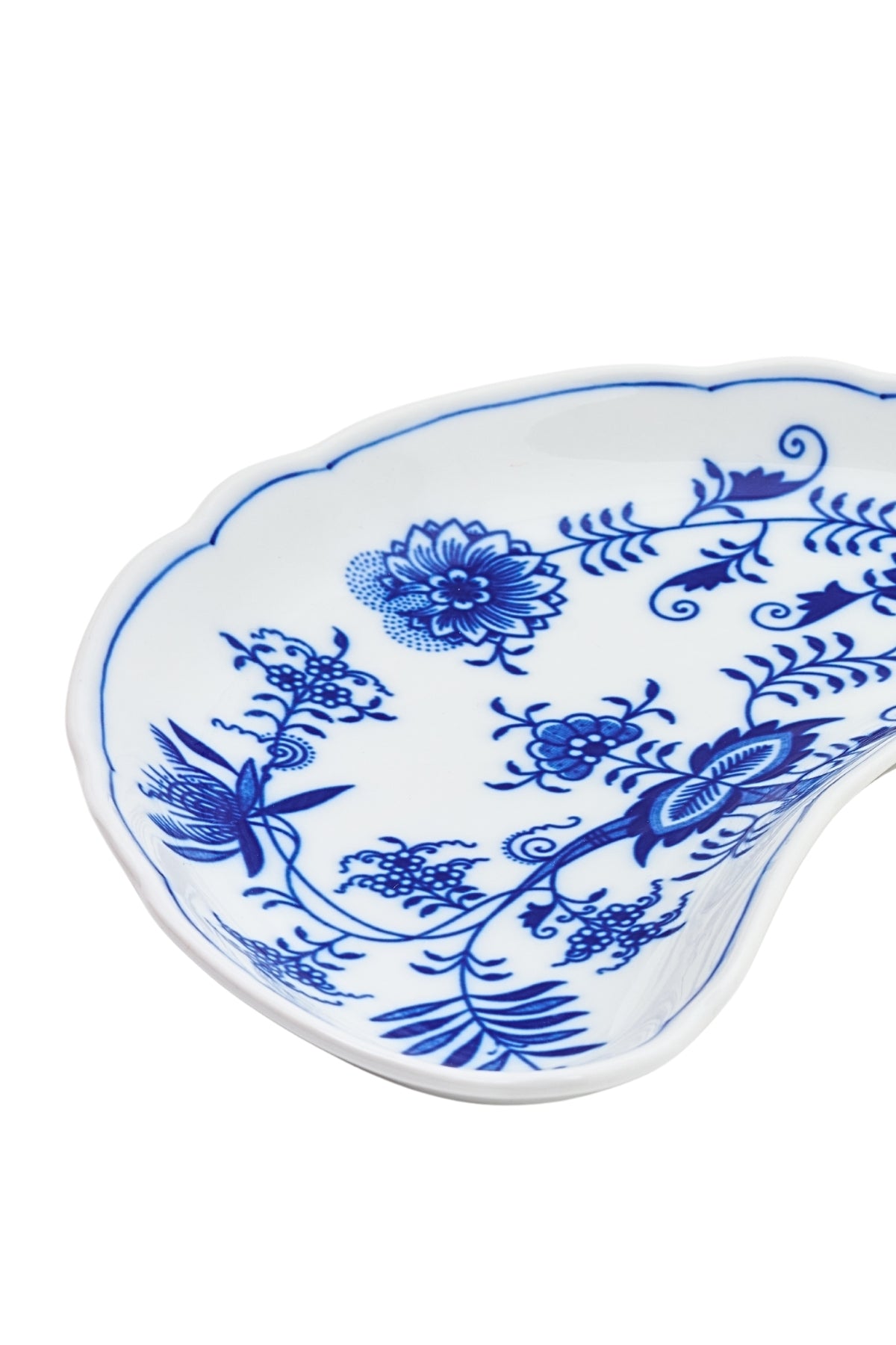 CESKY PORCELAN DUBİ 1860 Cibulak Sunum Tabağı Mavi