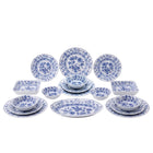 28 Parça Yemek Takımı Cesky Porcelan Dubi Cibulak Mavi