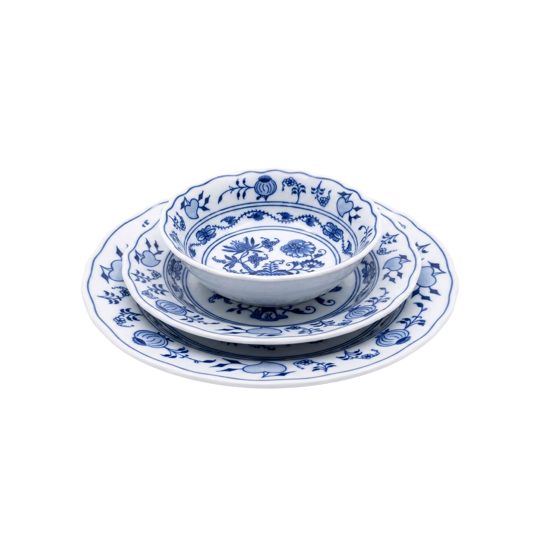 28 Parça Yemek Takımı Cesky Porcelan Dubi Cibulak Mavi