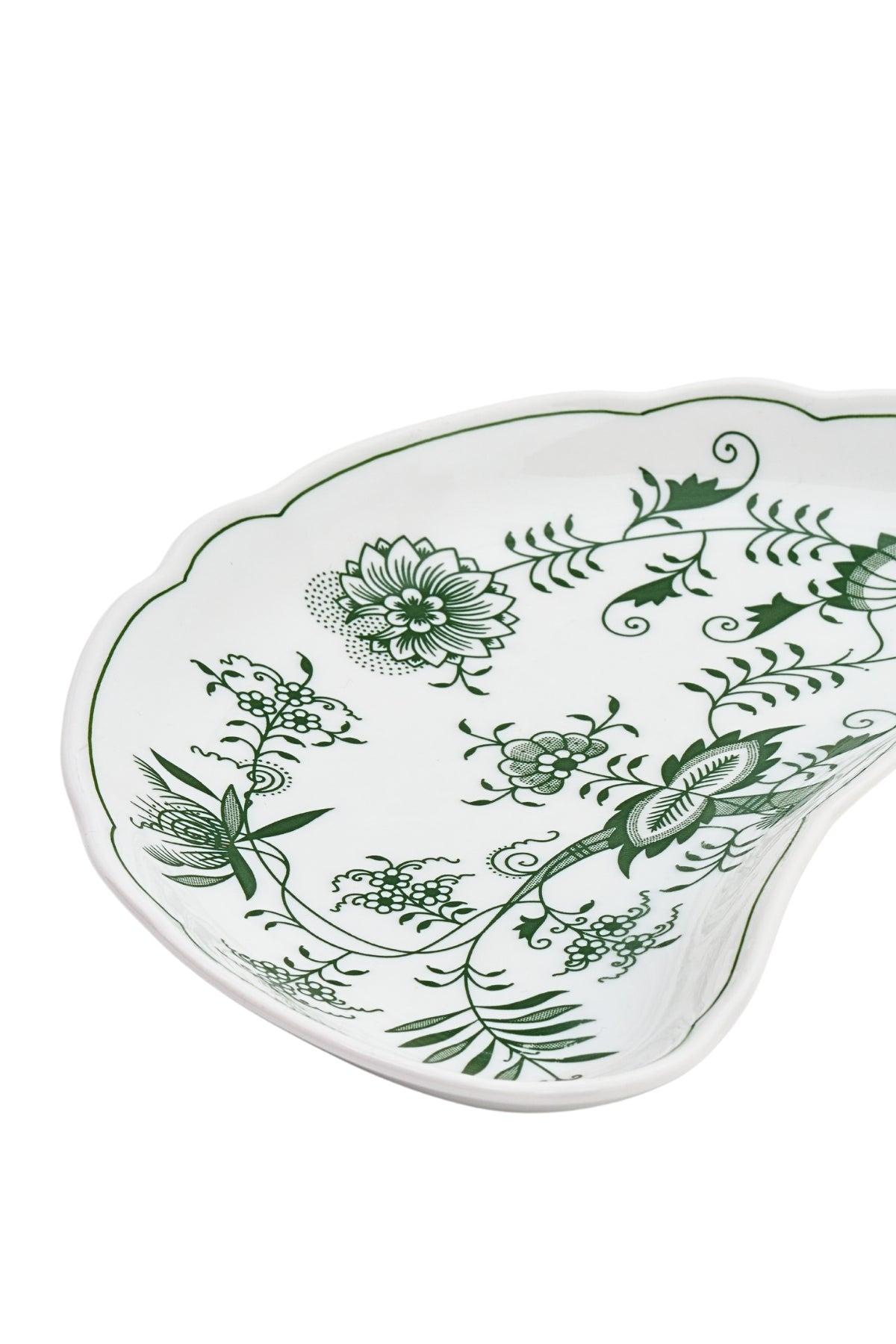 CESKY PORCELAN DUBİ 1860 Cibulak Sunum Tabağı Yeşil