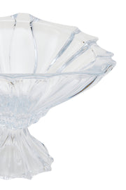 ELSA CRYSTAL Bohemia Lunaria Ayaklı Vazo Beyaz